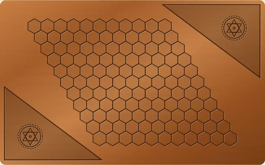 A Hex cell marked with its six neighbouring cells